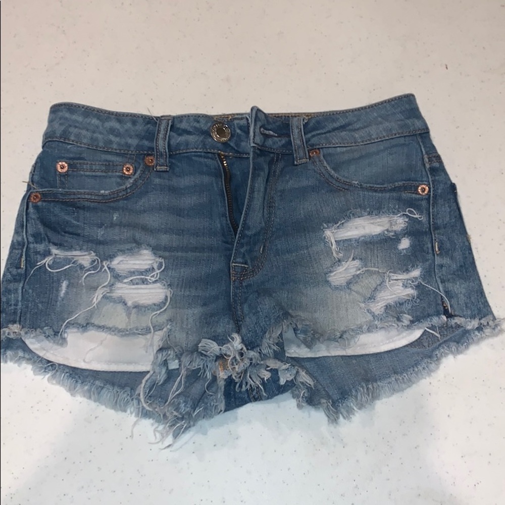 american eagle jean shorts